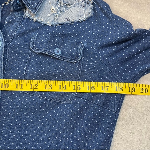 Boden Blue Long Sleeve Notched Collar Shirt Dress - Picture 11 of 14